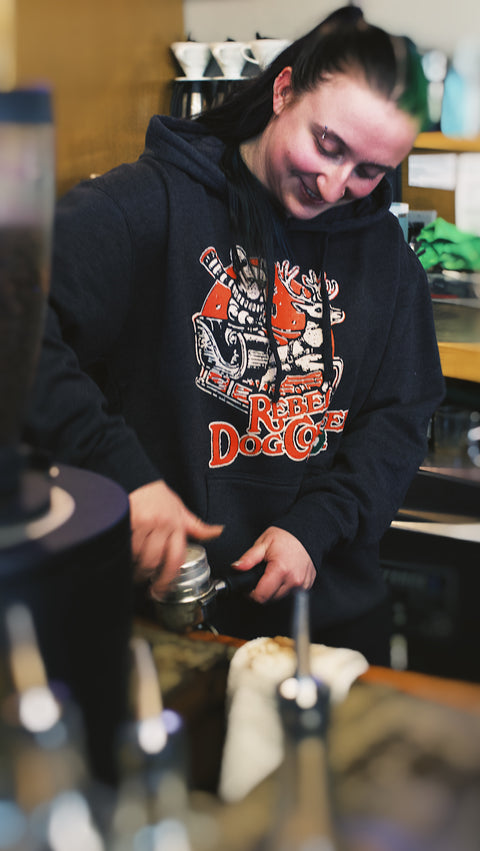 Sleighing Dog Hoodie