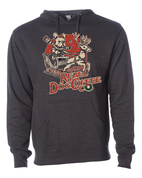 Sleighing Dog Hoodie