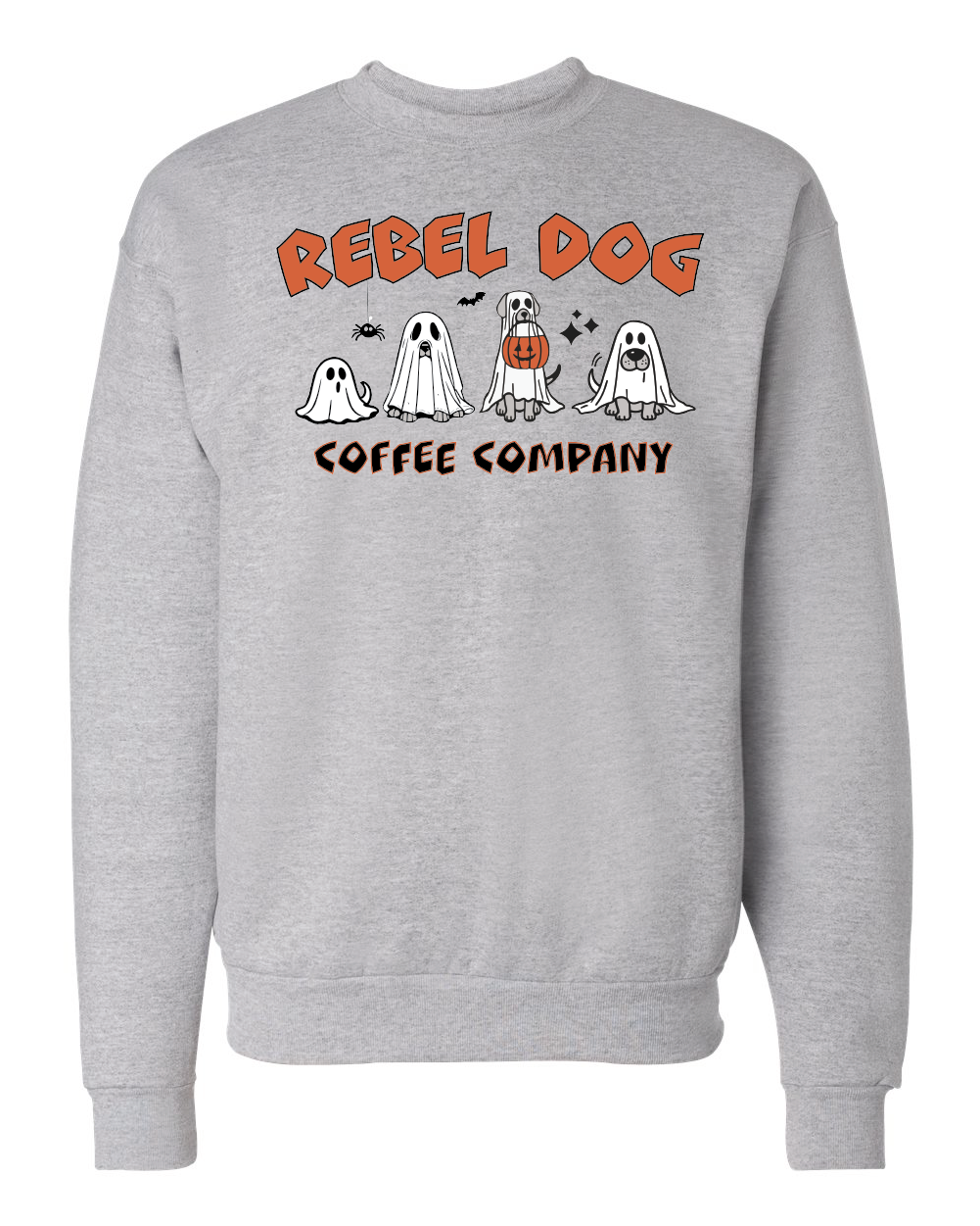 Trick-or-Treat Halloween Crewneck – Rebel Dog Coffee Co.