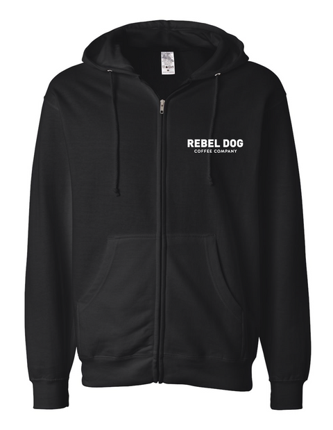 Black Zip-Up Hoodie