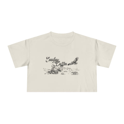 Cowboy Coffee Crop Tee